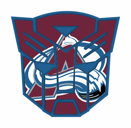 Autobots Colorado Avalanche logo iron on paper